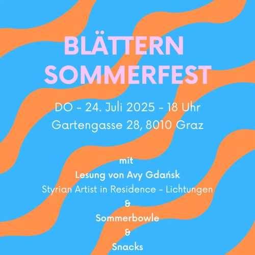 BLÄTTERN Sommerfest