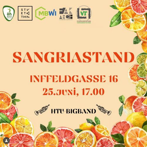 🍊🍷 SANGRIASTAND 2025 🍷🍋 VT, MB & Med.