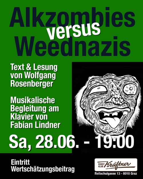 Lesung: Alkzombies versus Weednazis