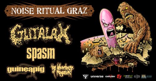 Noise Ritual Graz 2025: Gutalax (CZE); Spasm (CZE); Guineapig (CZE); The Whorehouse of Nagasaki (A)