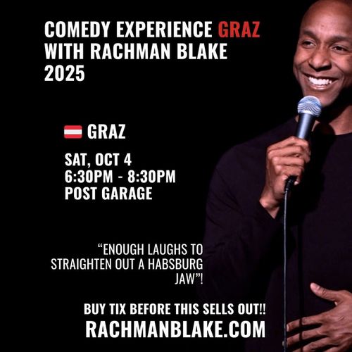 Comedy Experience Graz with Rachman Blake