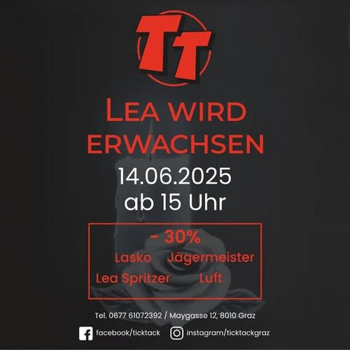 Lea wird Erwachsen!