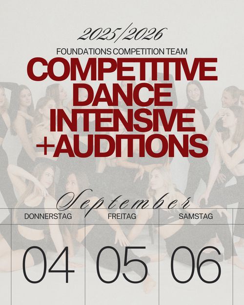 Audition Workshop: Competitive Dance Intensive + Auditions 2025-2026