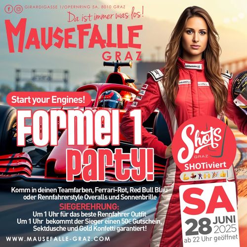 Formel 1 Party - Start your Engines