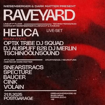 Niesenberger & Dark Matter present RAVEYARD