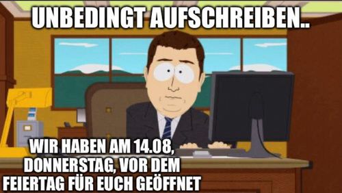 Party am Donnerstag