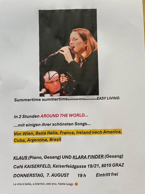 Musikalische Weltreise mit Klara Finder & Klaus