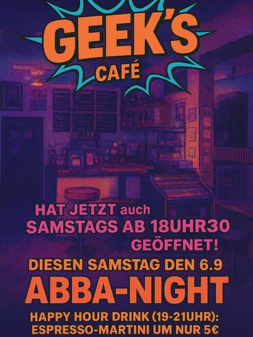 ABBA Night im Geek's Cafe