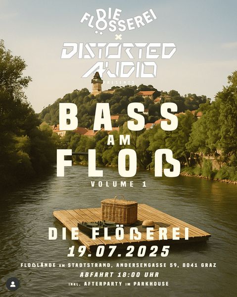 Bass am Floß